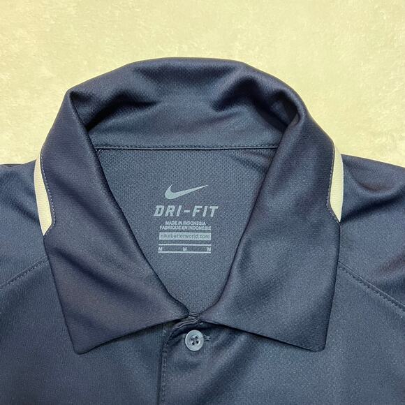 Nike Dri Fit Casual Polo Golf Shirt Size Medium Athleisure Activewear Sports - Picture 4 of 9